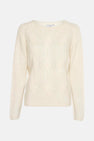 Trui met ronde hals Ecru - Clouds of Fashion