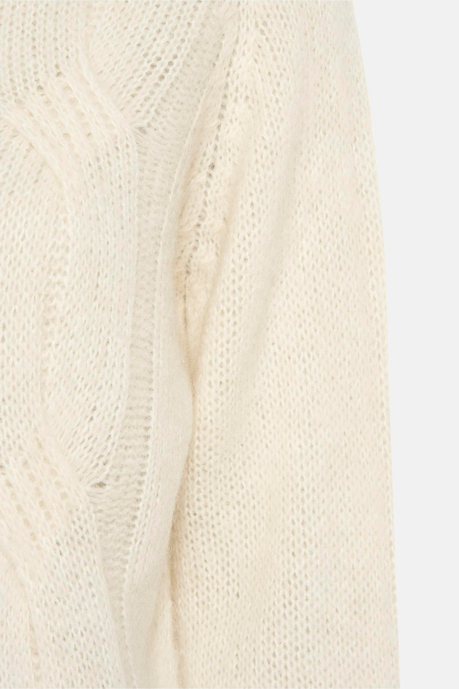 Trui met ronde hals Ecru - Clouds of Fashion