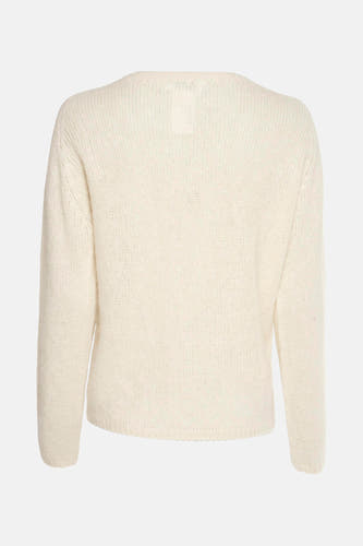Trui met ronde hals Ecru - Clouds of Fashion