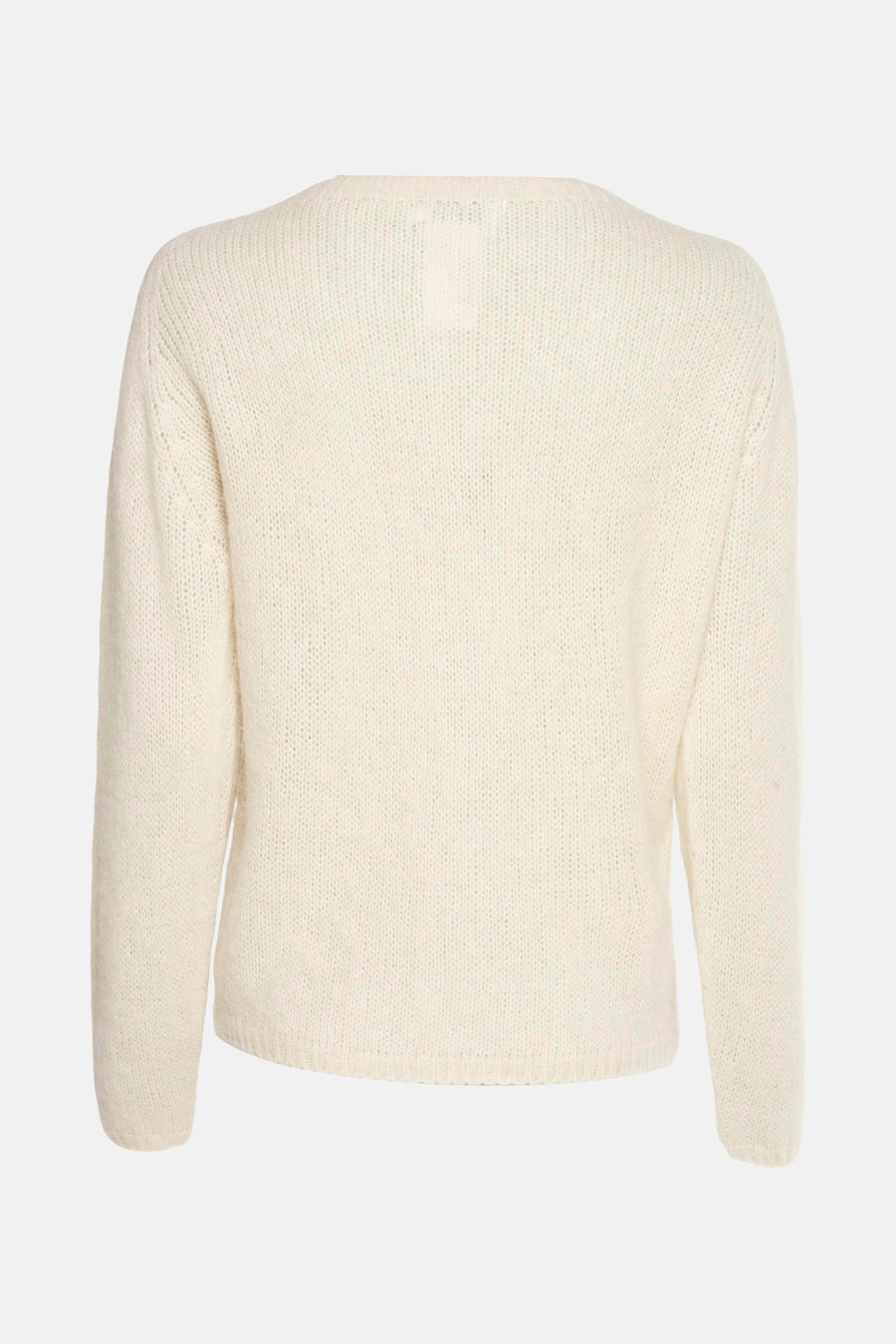 Trui met ronde hals Ecru - Clouds of Fashion