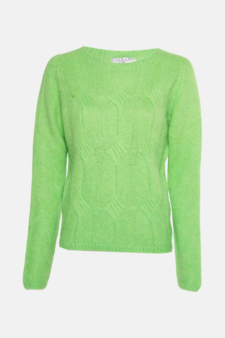 Trui met ronde hals Groen - Clouds of Fashion