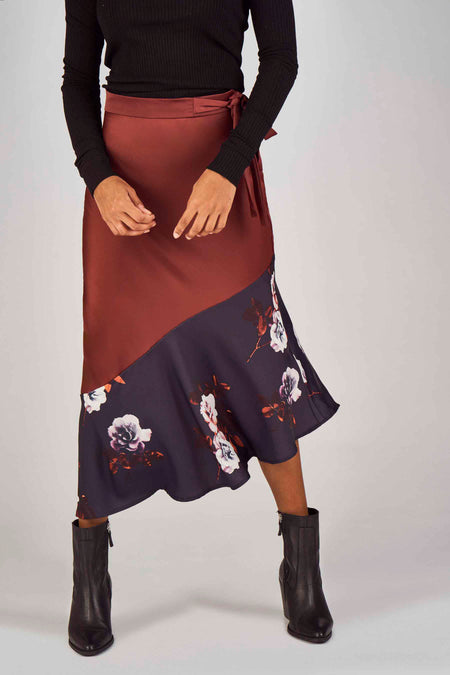 Rok 3/4 Bordeaux - Clouds of Fashion