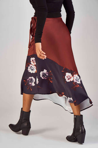Rok 3/4 Bordeaux - Clouds of Fashion