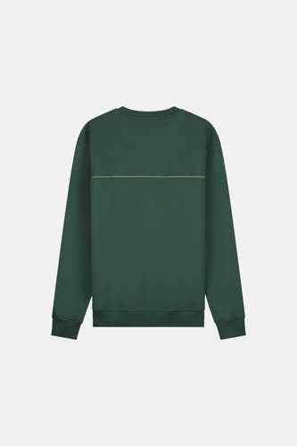 Sweater met ronde hals Groen - BASELAB