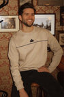 Sweater met ronde hals Beige - BASELAB