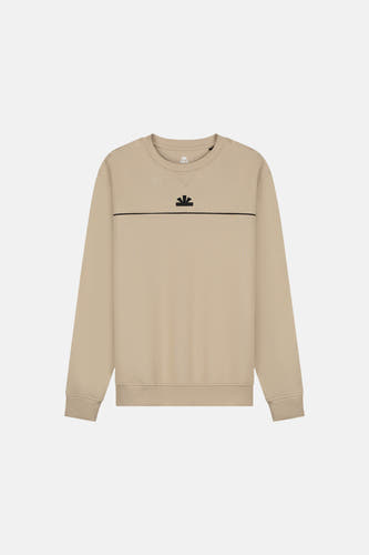 Sweater met ronde hals Beige - BASELAB