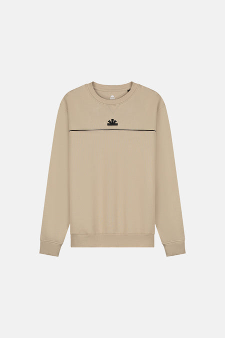 Sweater met ronde hals Beige - BASELAB