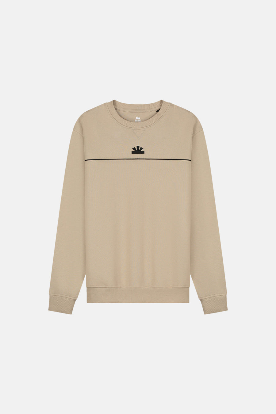 Sweater met ronde hals Beige - BASELAB