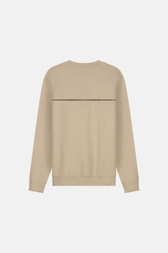 Sweater met ronde hals Beige - BASELAB