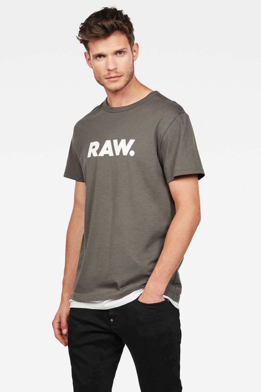 T-shirt (korte mouwen) Grijs - G-Star RAW