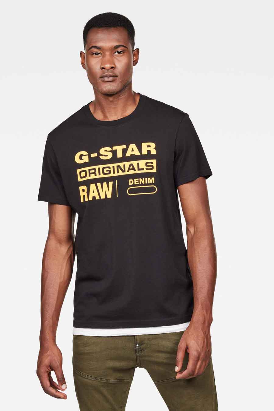 T-shirt (korte mouwen) Zwart - G-Star RAW