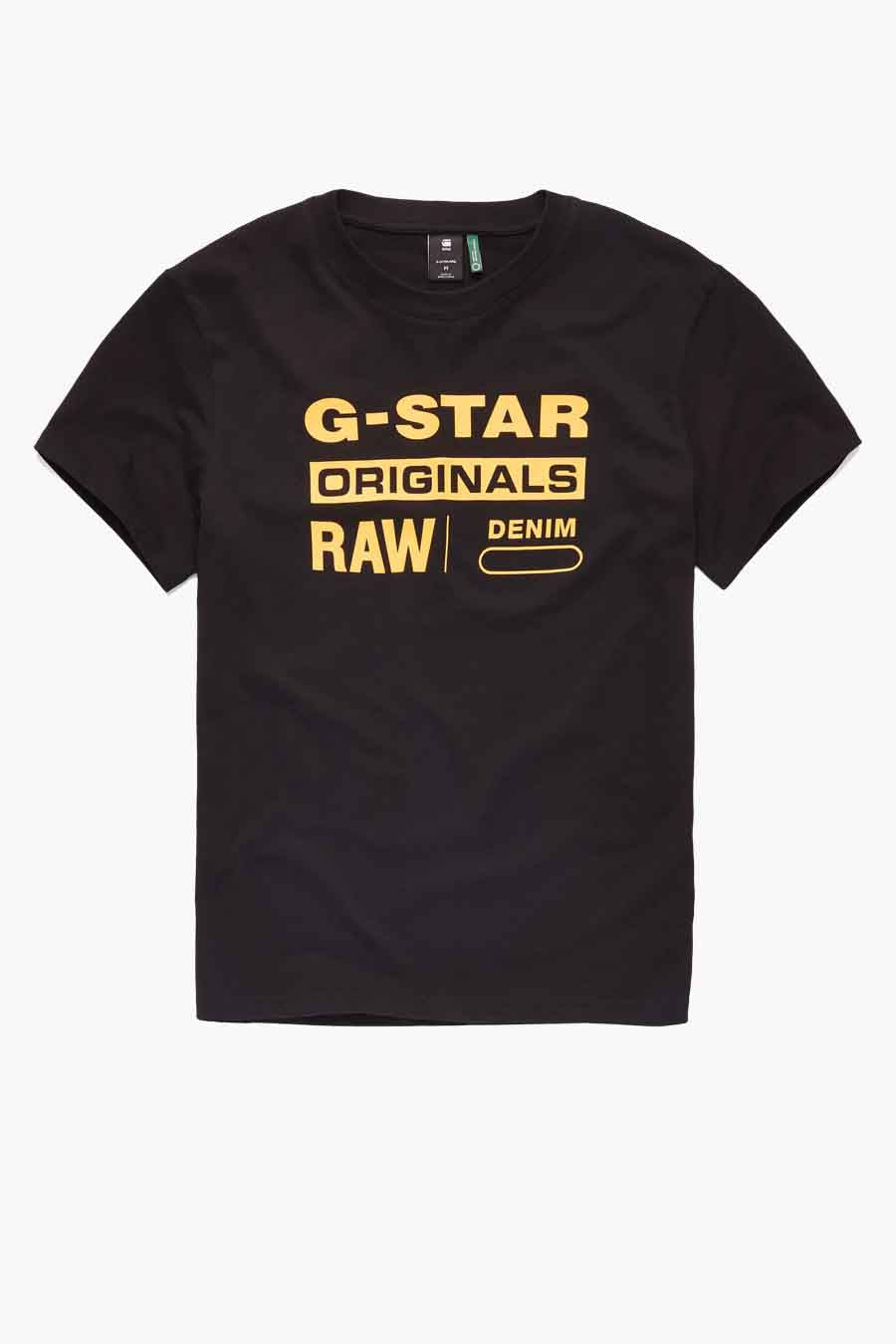T-shirt (korte mouwen) Zwart - G-Star RAW