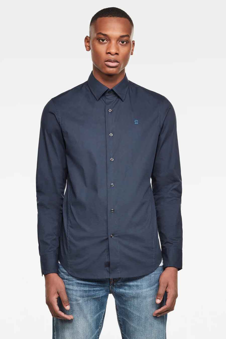 Hemd (lange mouwen) Blauw - G-Star RAW