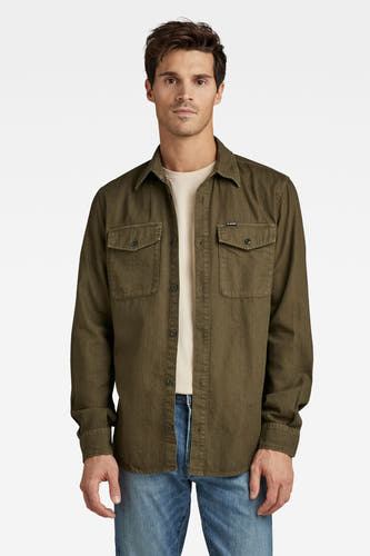 Jeanshemd Groen - G-Star RAW