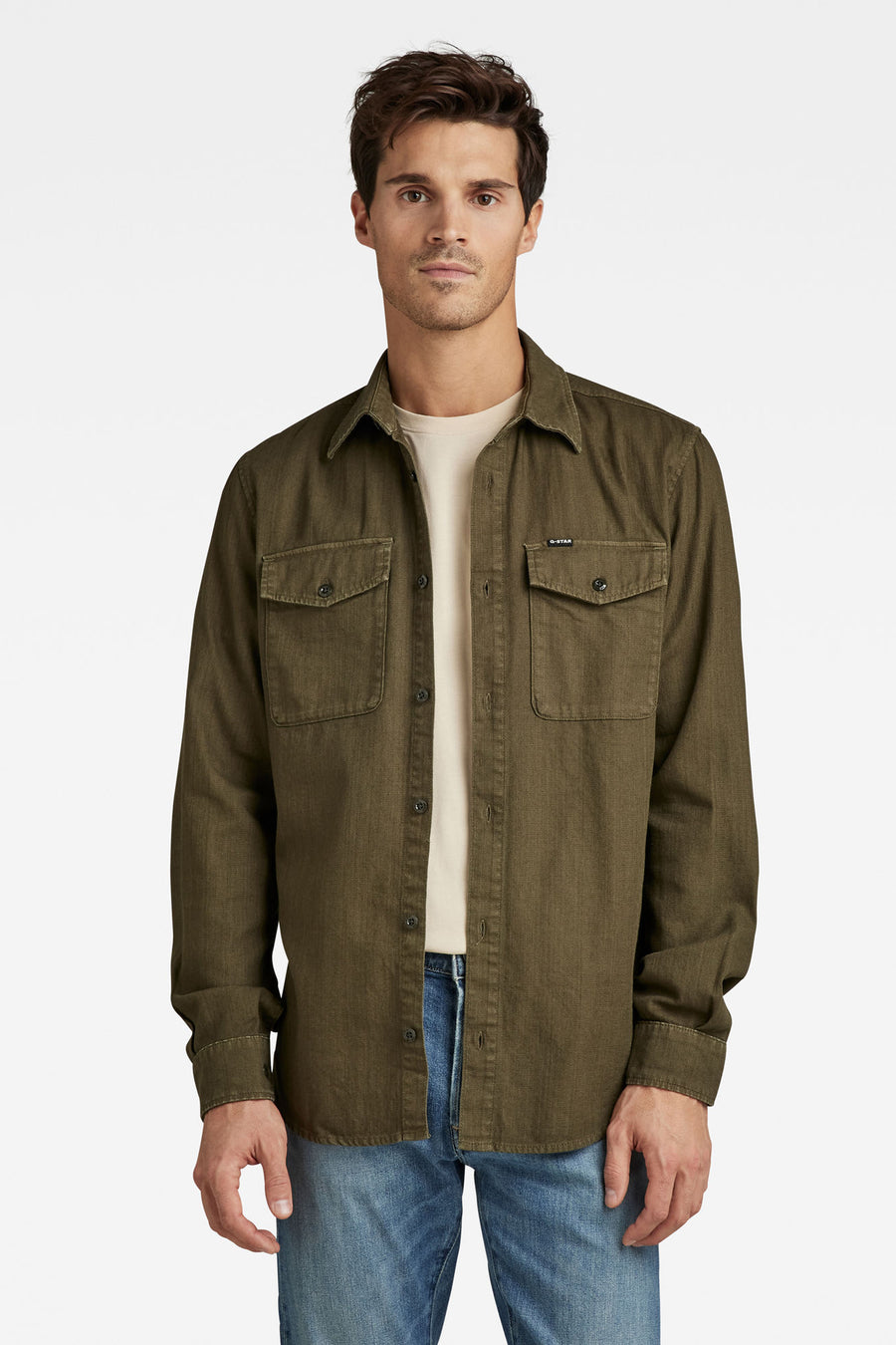 Jeanshemd Groen - G-Star RAW