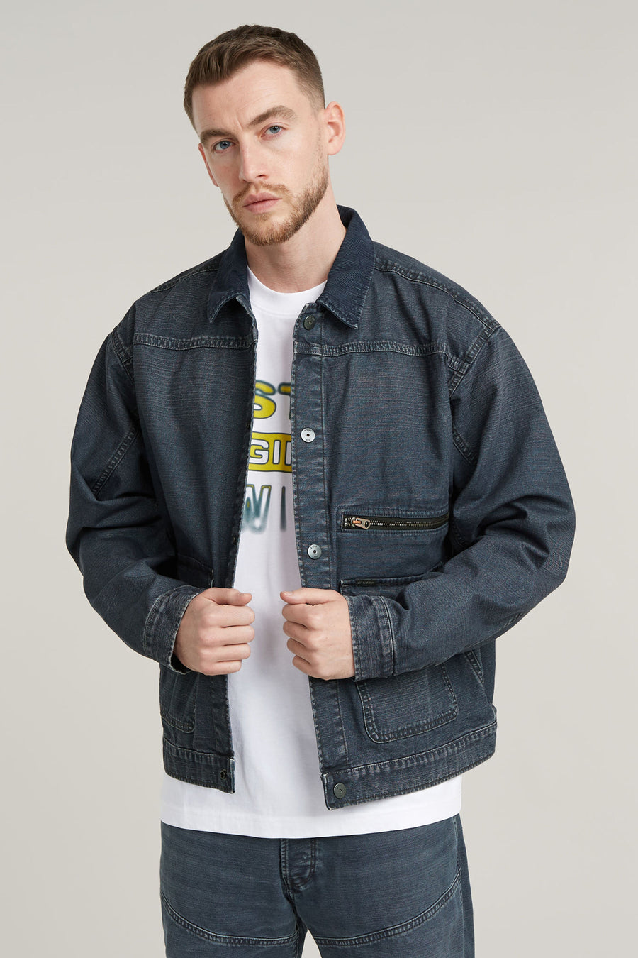 Jeansjas Dark blue denim - G-Star RAW