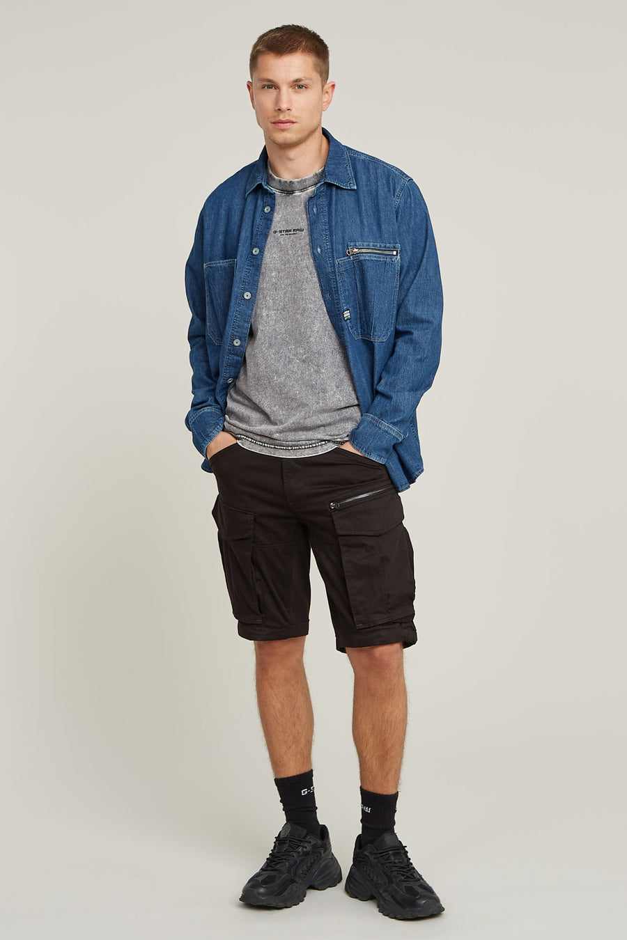 T-shirt (korte mouwen) Grijs - G-Star RAW