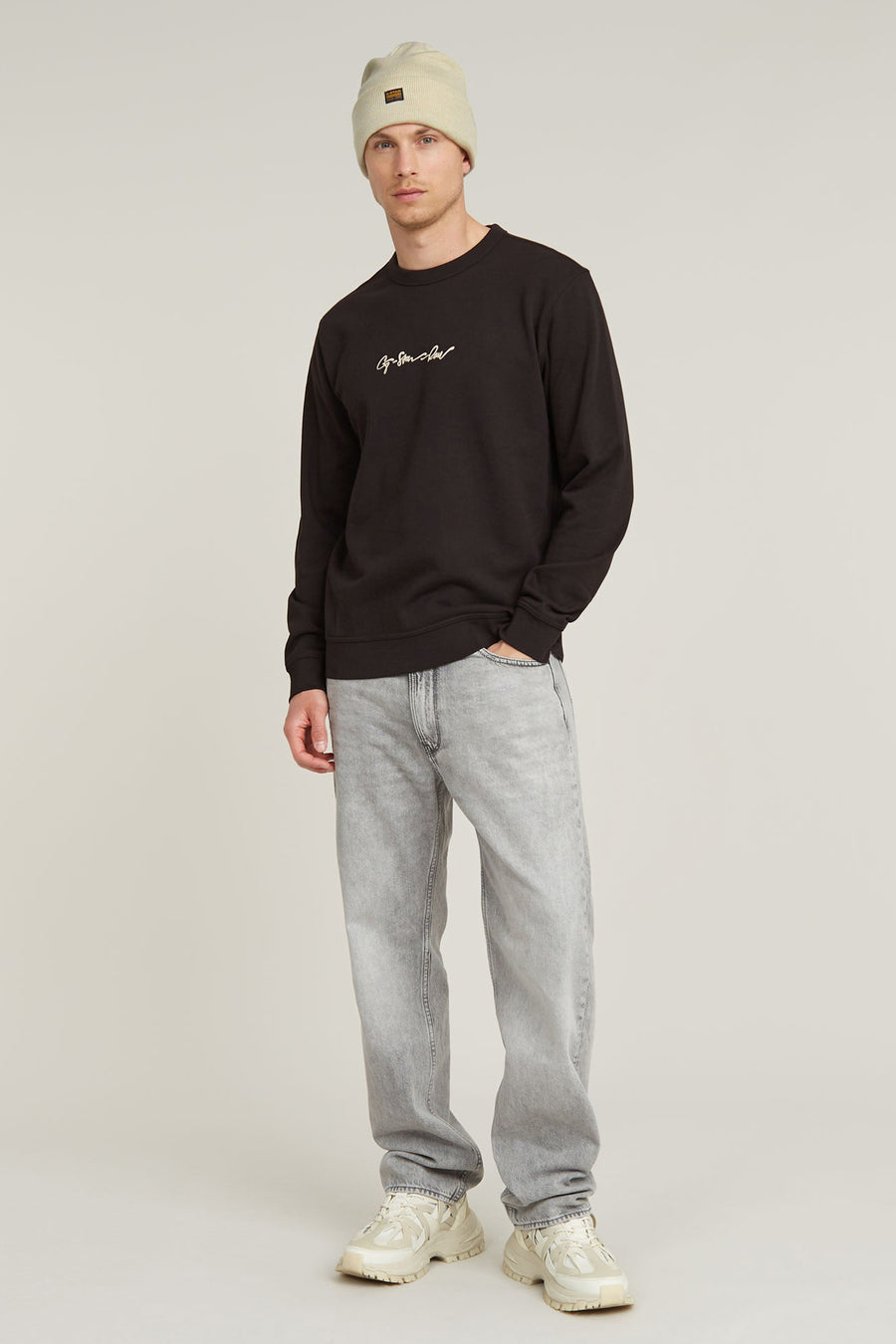 Sweater met ronde hals Zwart - G-Star RAW