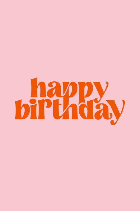 Happy Birthday