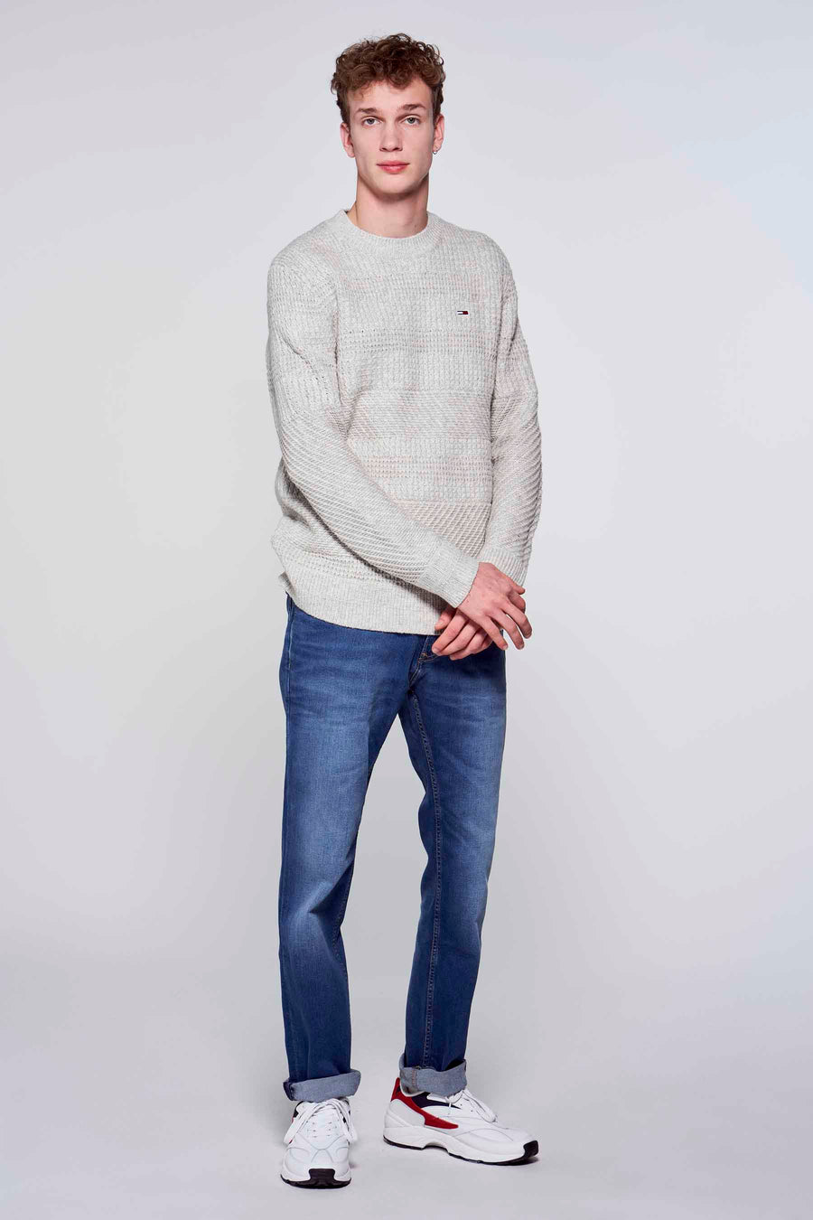 Trui met ronde hals Grijs - TOMMY JEANS