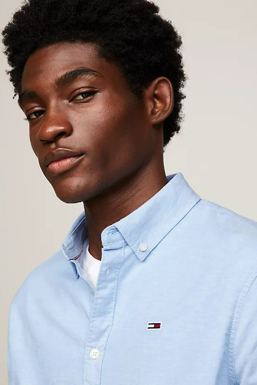 Hemd (lange mouwen) Blauw - TOMMY JEANS