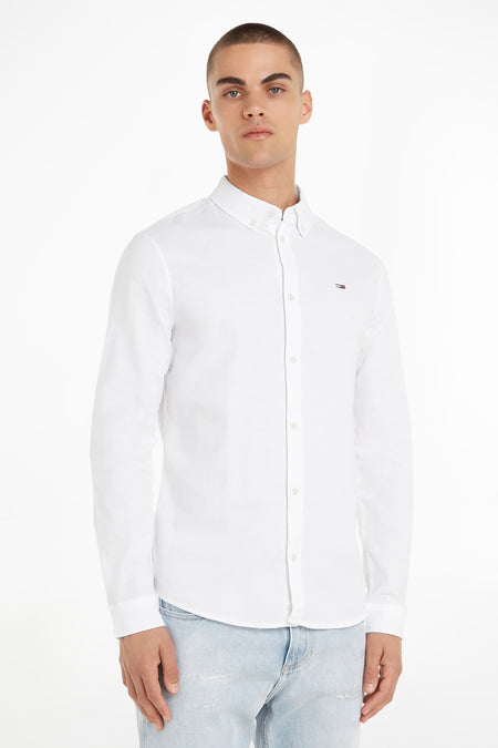 Hemd (lange mouwen) Wit - TOMMY JEANS