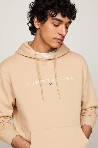 Sweater met kap Bruin - TOMMY JEANS