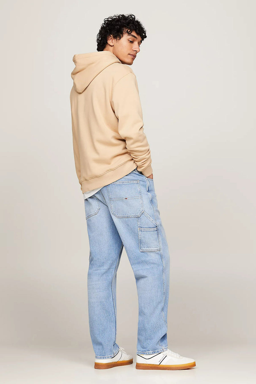 Sweater met kap Bruin - TOMMY JEANS