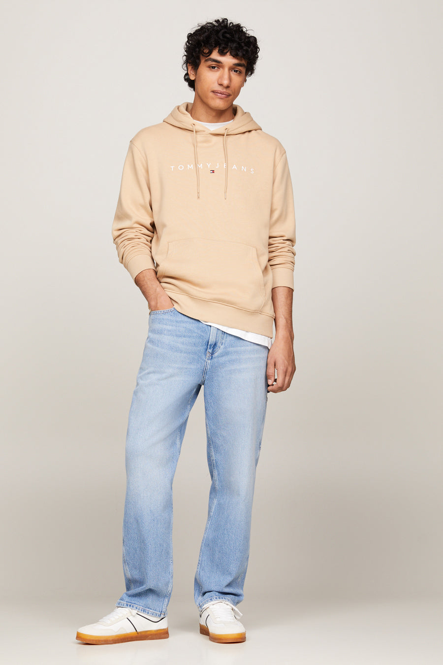 Sweater met kap Bruin - TOMMY JEANS