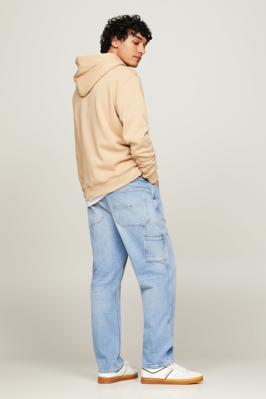 Sweater met kap Bruin - TOMMY JEANS