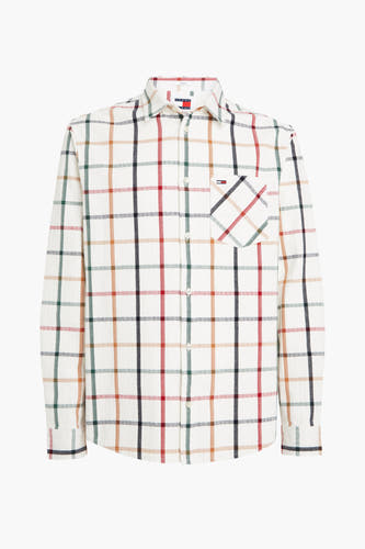 Hemd (lange mouwen) Wit - TOMMY JEANS
