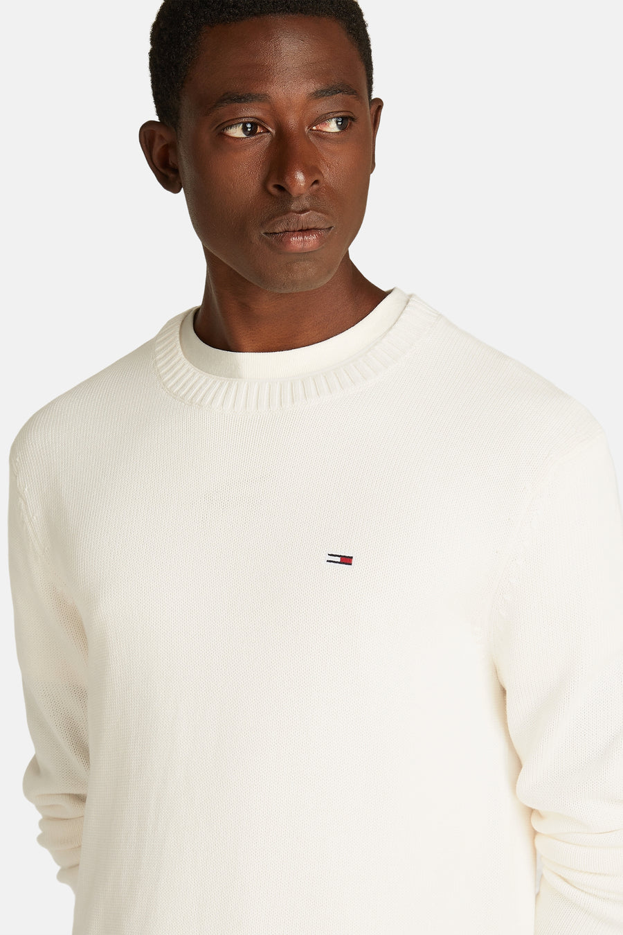 Trui met ronde hals Wit - TOMMY JEANS