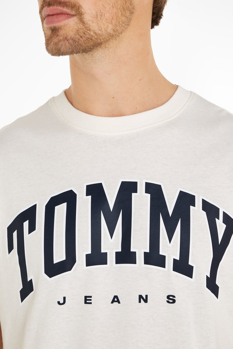 T-shirt (korte mouwen) Ecru - TOMMY JEANS