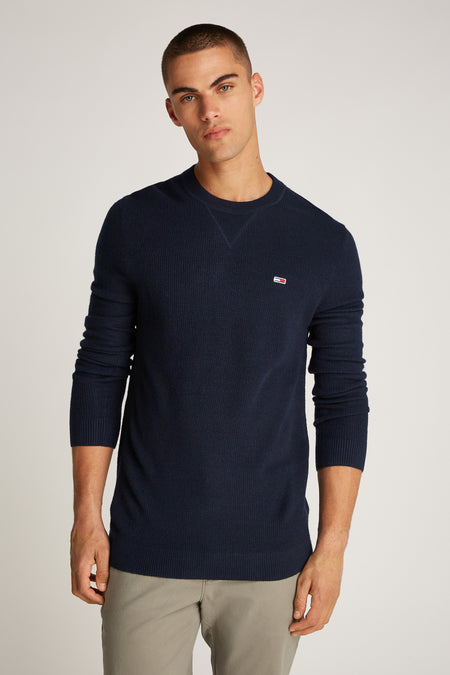 Trui met ronde hals Blauw - TOMMY JEANS