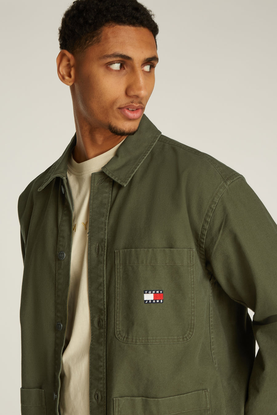 Hemd (lange mouwen) Groen - TOMMY JEANS