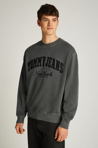 Sweater met ronde hals Zwart - TOMMY JEANS