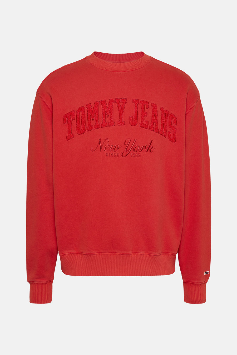 Sweater met ronde hals Rood - TOMMY JEANS