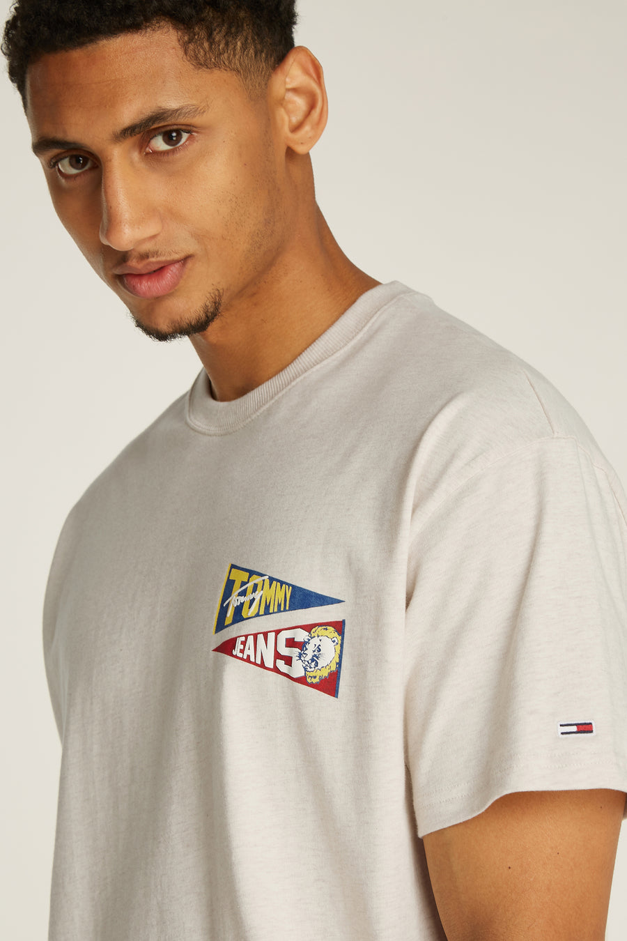 T-shirt (korte mouwen) Ecru - TOMMY JEANS