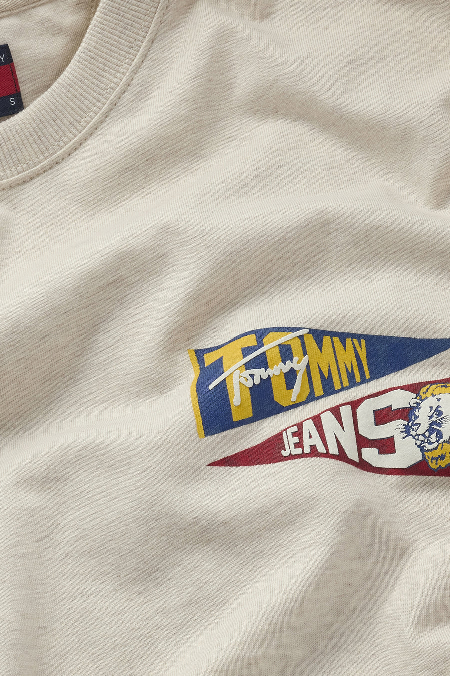 T-shirt (korte mouwen) Ecru - TOMMY JEANS