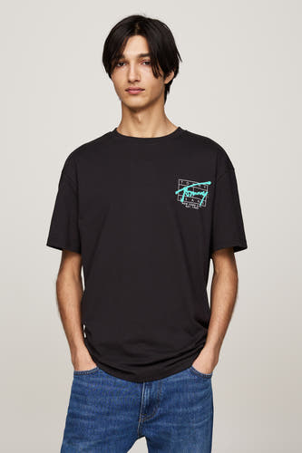 T-shirt (korte mouwen) Zwart - TOMMY JEANS