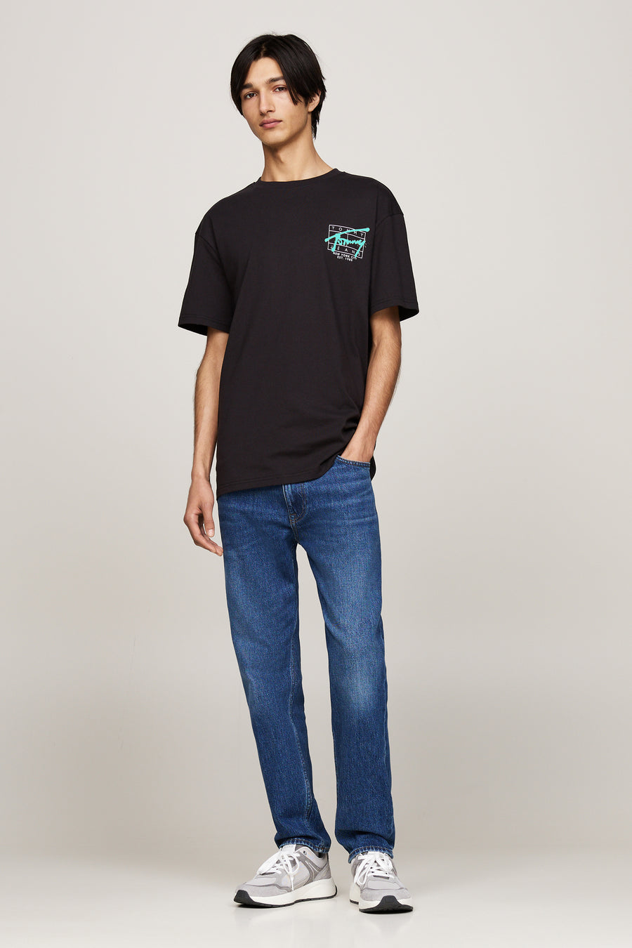 T-shirt (korte mouwen) Zwart - TOMMY JEANS