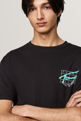 T-shirt (korte mouwen) Zwart - TOMMY JEANS