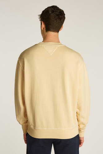 Sweater met ronde hals Geel - TOMMY JEANS