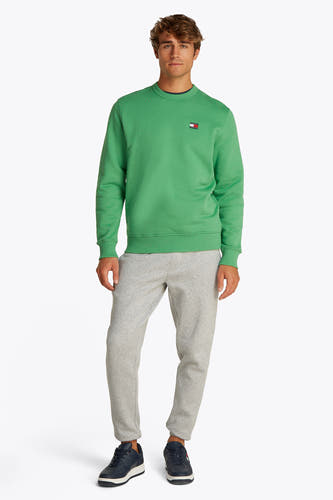 Sweater met ronde hals Groen - TOMMY JEANS