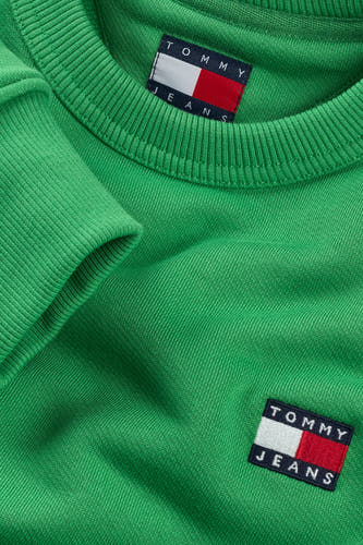 Sweater met ronde hals Groen - TOMMY JEANS