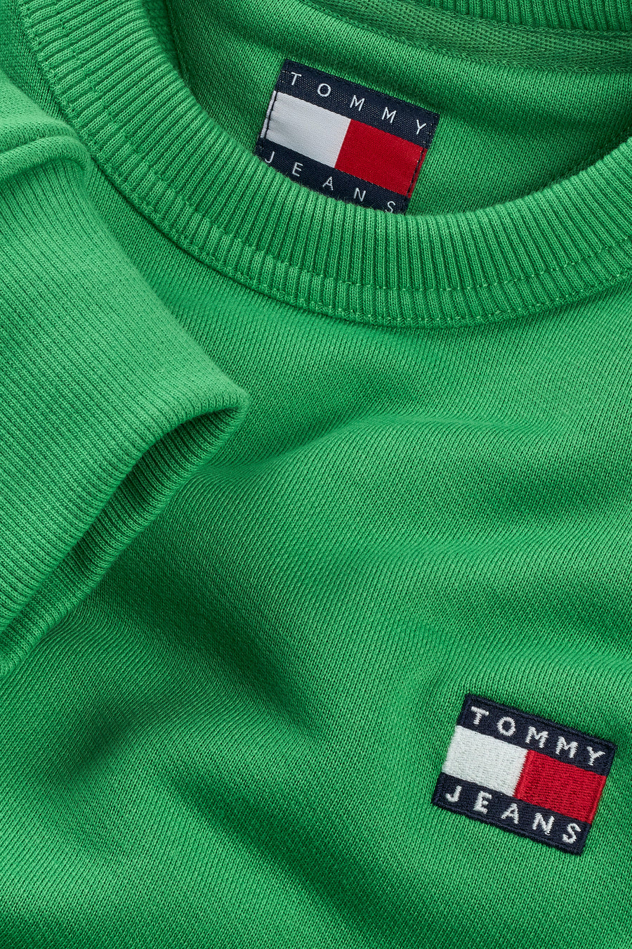 Sweater met ronde hals Groen - TOMMY JEANS