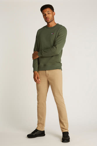Sweater met ronde hals Groen - TOMMY JEANS