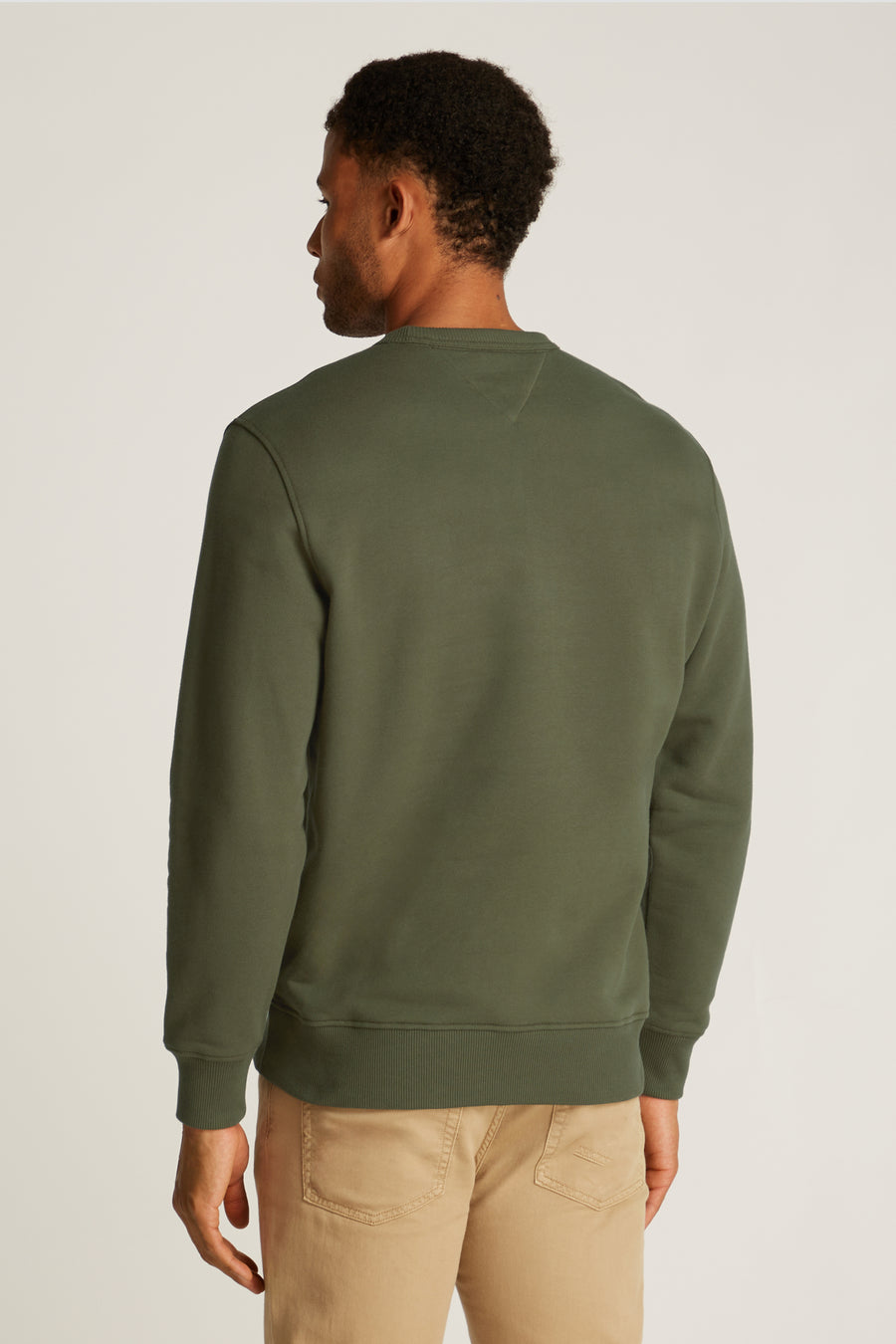 Sweater met ronde hals Groen - TOMMY JEANS