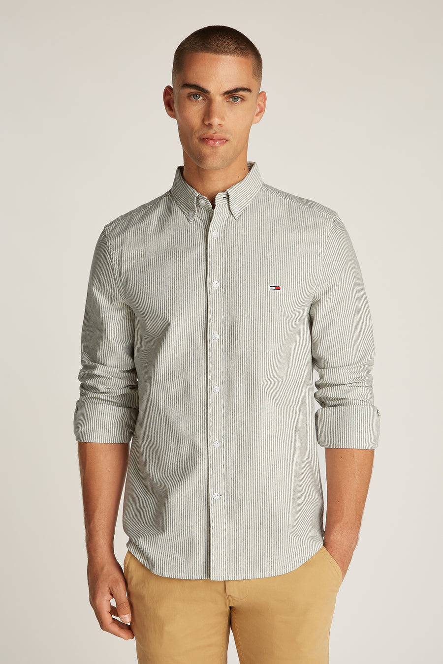 Hemd (lange mouwen) Grijs - TOMMY JEANS