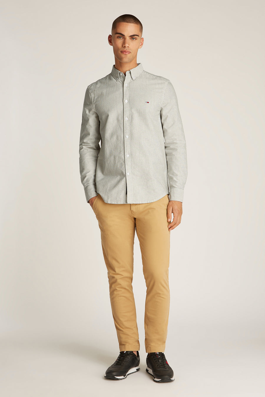 Hemd (lange mouwen) Grijs - TOMMY JEANS